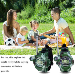 Walkie Talkies for Kids, Two-Way  Watch Radio Transceiver with Flashlight for Children